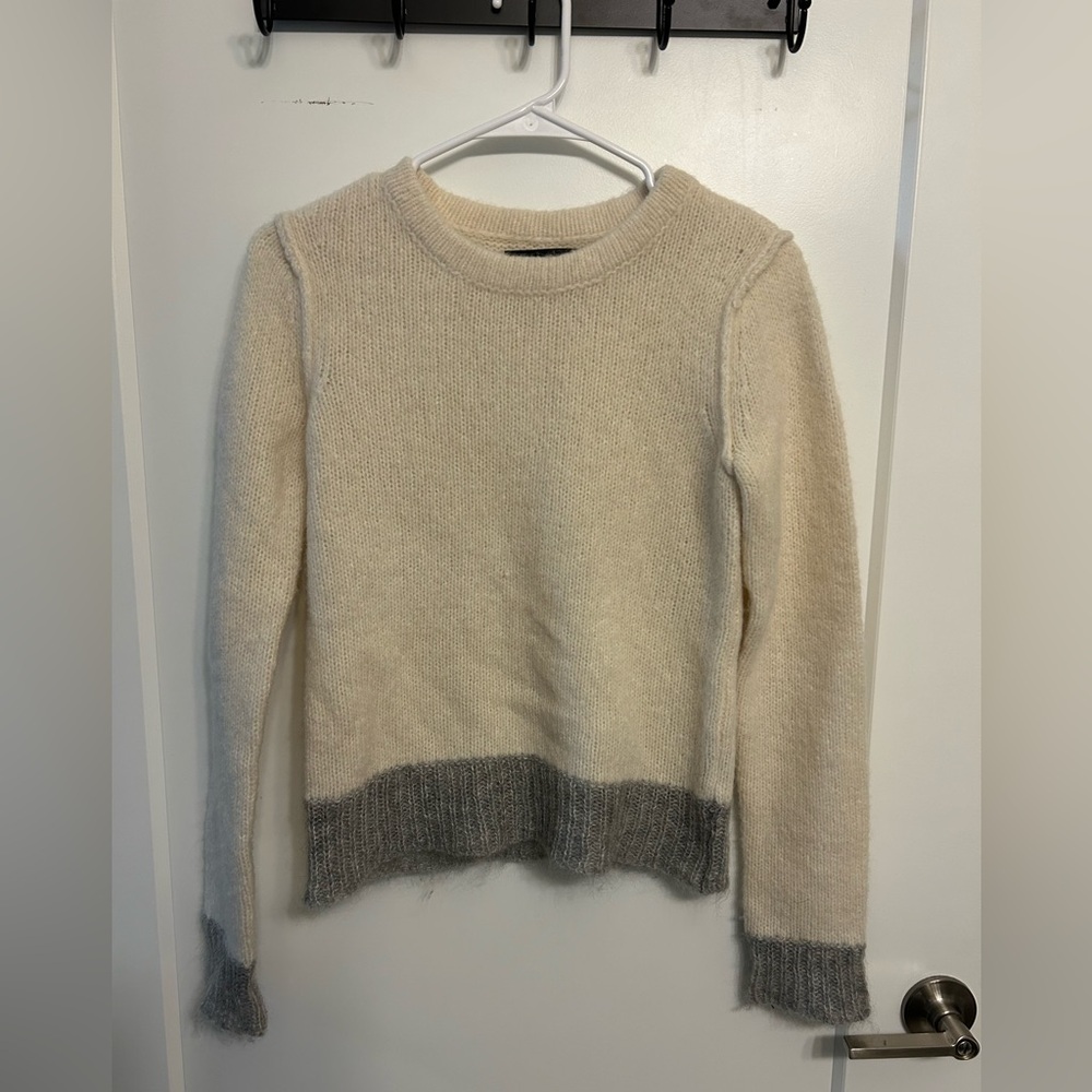 Rag & Bone Alpaca Blend Wool Block Sweater - image 2
